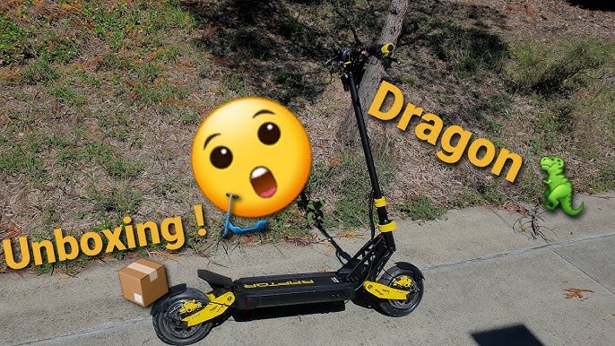 DRAGON GTR V2 DUAL MOTOR ELECTRIC SCOOTER 2400W UNBOXING 