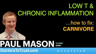 PAUL MASON | LOW T \& CHRONIC INFLAMMATION    …how to fix: CARNIVORE