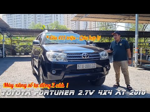 c++ 2010  Update 2022  Gía chỉ 415 triệu - Toyota Fortuner 2.7V 4X4 AT 2010 máy xăng số tự động 2 cầu  | 0901 22 66 69