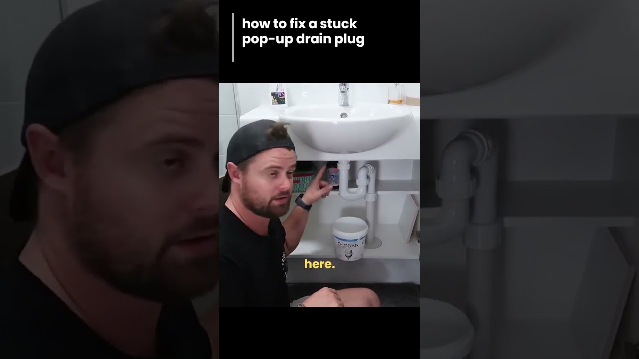 How To Fix A Stuck Pop Up Drain Plug