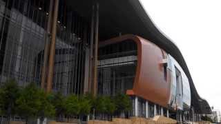 The New Music City Center Convention center in Downtown Nashville Tennessee.
