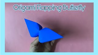 How to make a Paper Flapping Butterfly | Easy Origami