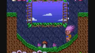 Gameplay - Super Troll Islands SNES screenshot 1