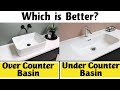 Best Wash Basin for Home |Table Top Wash Basin Vs Under Counter Wash Basin |Bathroom Interior Design