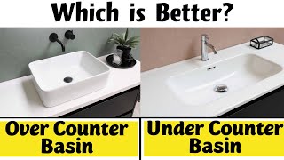 Best Wash Basin for Home |Table Top Wash Basin Vs Under Counter Wash Basin |Bathroom Interior Design by Magic Cubes 125,736 views 2 years ago 5 minutes, 50 seconds