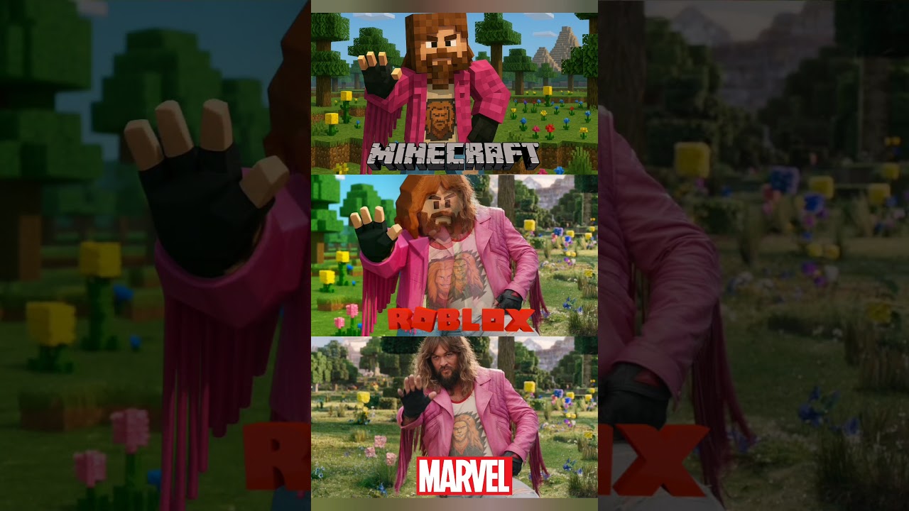“Garrett Garrison’s Multiverse Makeover: Roblox → Minecraft → Marvel!” 🌍✨