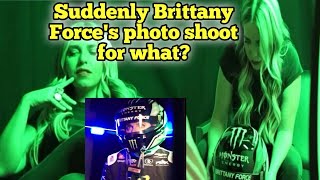 Suddenly Brittany Force's photo shoot for what?