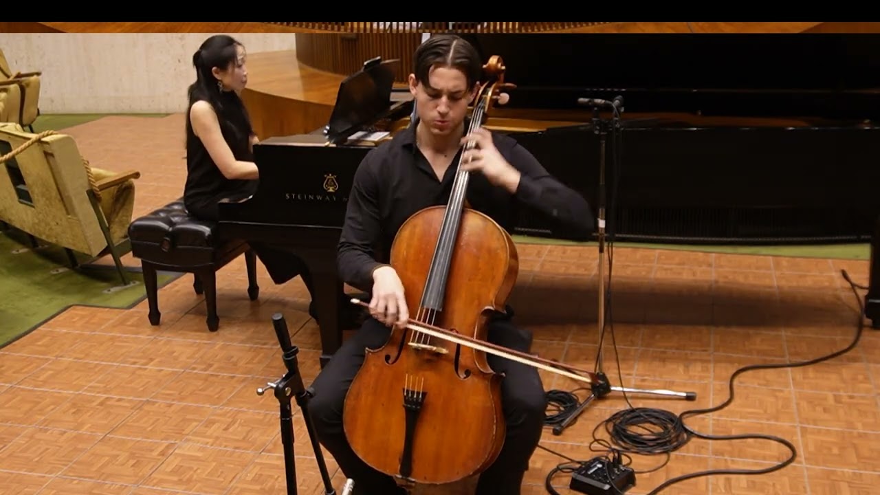 Jan Vargas Nedvetsky, cello and Liang-Yu Wang, piano - Classical