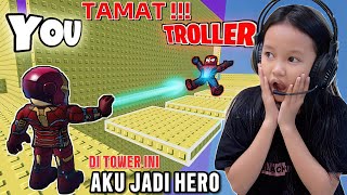 DI TOWER INI KITA BISA JADI SUPER HERO !!! || MENARA PAHLAWAN ROBLOX GAME  screenshot 4