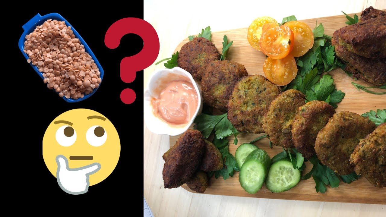 Red lentils Kabab With vegetables recipe /  gluten-free / vegan kabab recipe / easy red lentil Kabab