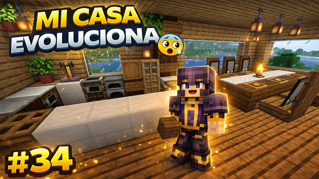 ¡MI CASA EVOLUCIONA! La MEJOR en MINECRAFT HARDCORE | SURVIHARDCORE #33