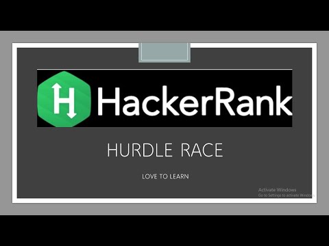 #hackerrank #hurdlerace #lovetolearn HurdleRace hackerrank solution in Java