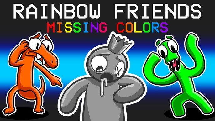 RAINBOW FRIENDS, But the COLORS are MISSING, #cartoon #animation, By  GameToons