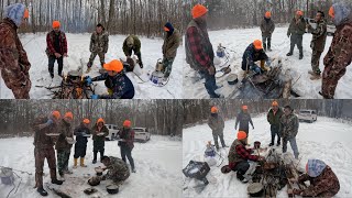 Hunting Porcupine & Rabbits In MN Snow