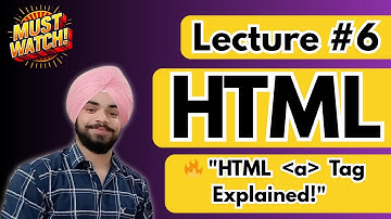 HTML "a" Tag Explained! 🔗 | Complete Guide to Anchor Tag 🚀