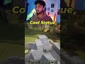 I build Coot Statue in Minecraft 💀🔥| #shorts #minecraft #gaming