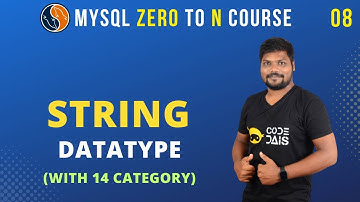 🙋‍♂️ String Datatype in MySQL | Datatype | MySQL By Surendra #mysql #database #sql