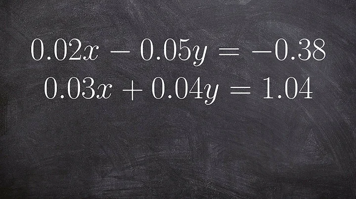 Tutorial - How do we solve a system of linear equations using any method