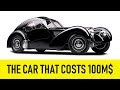 Story of the most valuable car in the world: Bugatti Atlantic type 57 sc "Black Car"