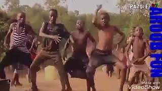 رقص افريقي على مسيقى مغربية