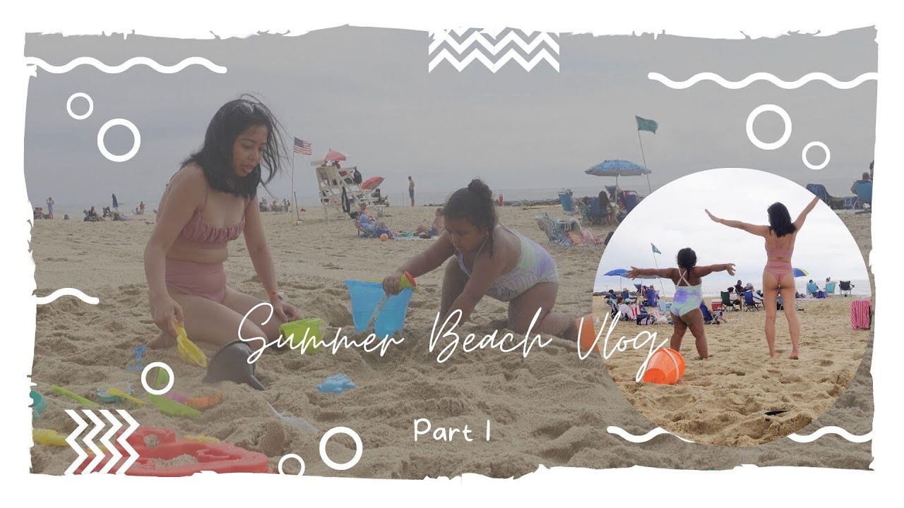 Summer Vlog: Belmar Beach New Jersey | Summer 2021 |  Life in USA | Abhy ThereForYou♡