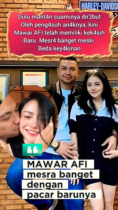 mawar AFI kelewat mesra bareng pacar barunya
