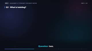 var vs let vs const, Hoisting & Block Scope | React Native Interview (3.1)