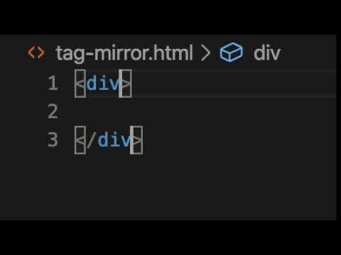 vscode Mirror Cursor On Matching Tag