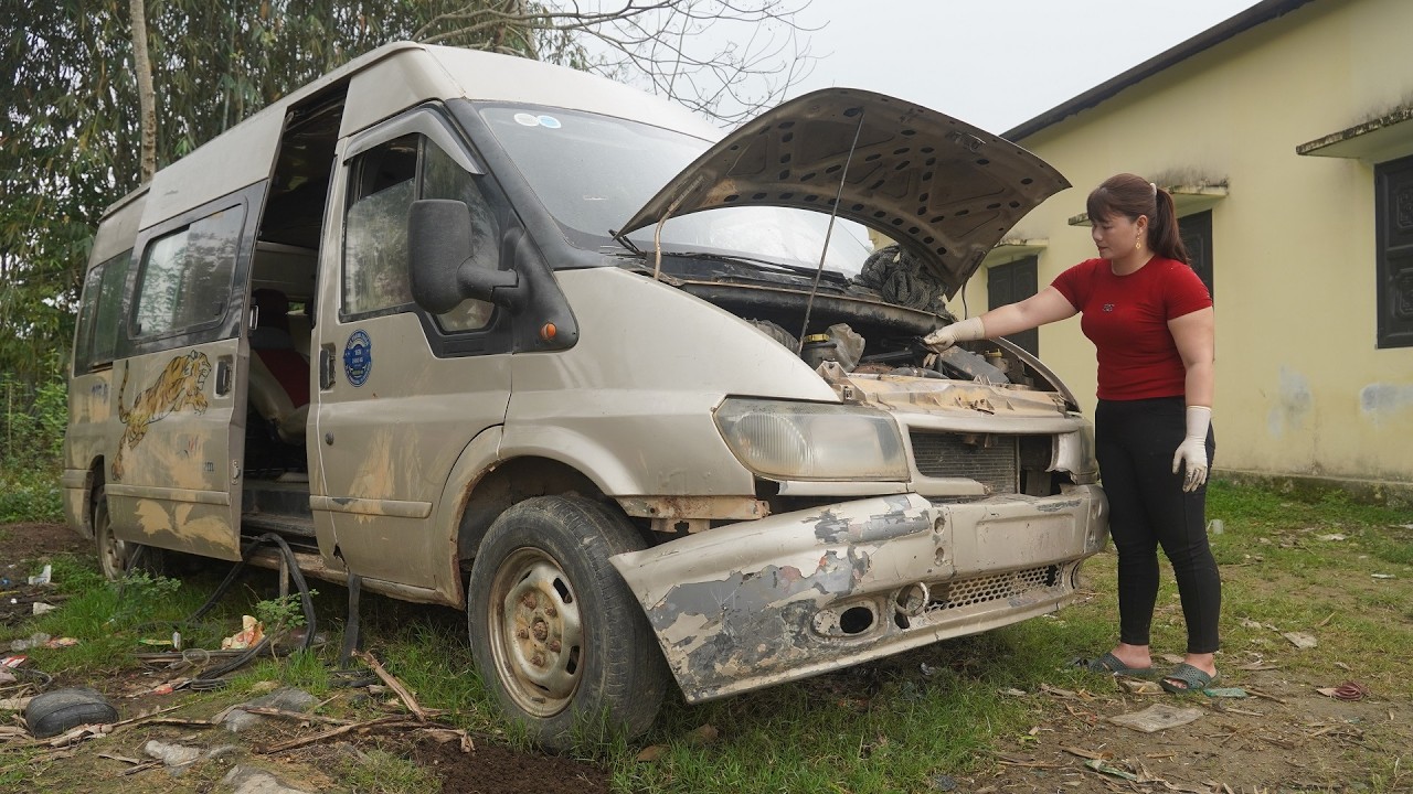 Restores a 32 Seater Passenger BUS After Years of Inactivity - Repair Techniques