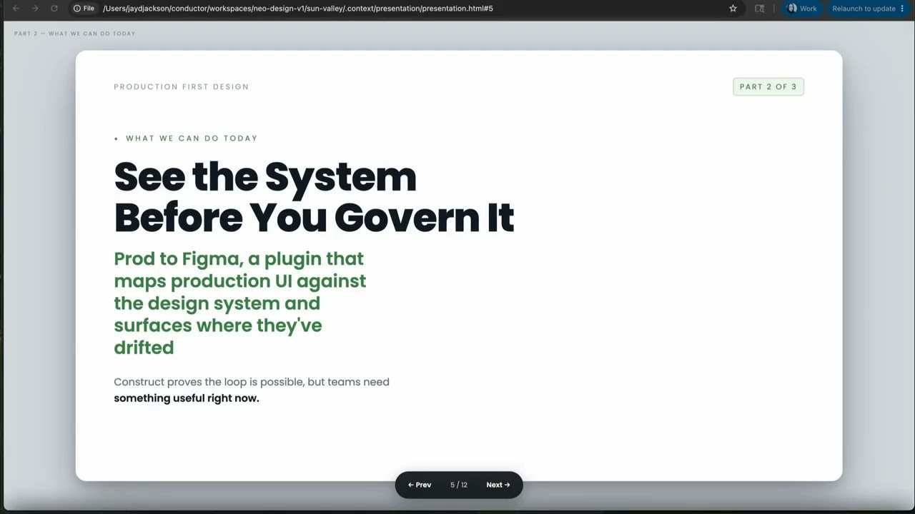 Thumbnail for Design Governance Experiments · long-form walkthrough