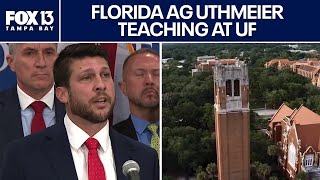 Florida AG teaching at UF — earning $100K salary