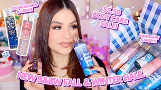 TRYING *NEW* HOLIDAY SCENTS FROM BATH &amp; BODY WORKS 🍓💎 | FALL 🍁 &amp; WINTER  ❄️ BODY CARE