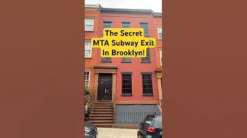 The MTA’s Secret Subway Exit or The Fake Brownstone in Brooklyn Heights #history #nyc #brooklyn