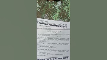 osmania university Bsc 3rd sem maths question paper|| 2022 maths question paper||3rd semester@shorts