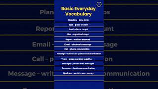 14 English Words a Day Vocabulary for Kids PFEL Shorts #promotefutureenglishlibrary #education