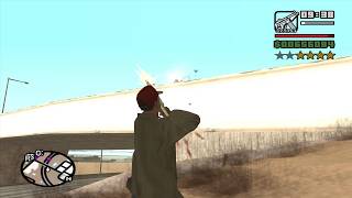 Gang Wars in Las Venturas with a 4 Star Wanted Level - GTA San Andreas