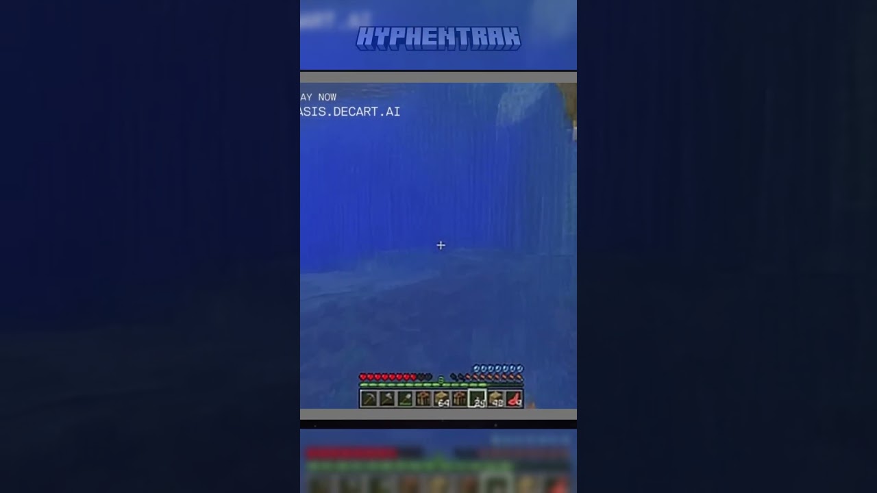 I played AI MINECRAFT and its HORRIFYING #shorts #minecraft #ai #aiminecraft