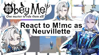 Obey Me! React to M!mc as Neuvilette (GCRV) (English/🇺🇸) (1/1) (genshin impact)