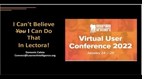 Day 1: Course Authoring - I Can