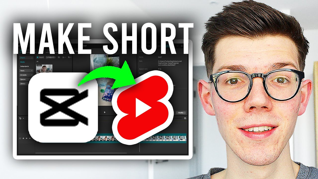 How To Make A YouTube Short On CapCut PC - Step By Step - YouTube