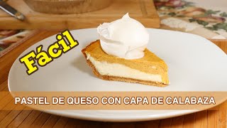 SPANISH | Cómo Hacer Pastel de Queso con Capa de Calabaza Fácil by mybloomsource 31 views 3 years ago 5 minutes, 15 seconds