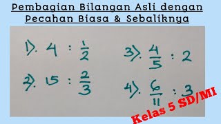 #pembagianpecahan #caknenchannel selamat datang di caknen channel,
pada kesempatan kali ini kita akan membahas: cara mudah pembagian
bilangan asli dengan pec...