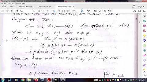 Analytic Number Theory Theorem 9 1