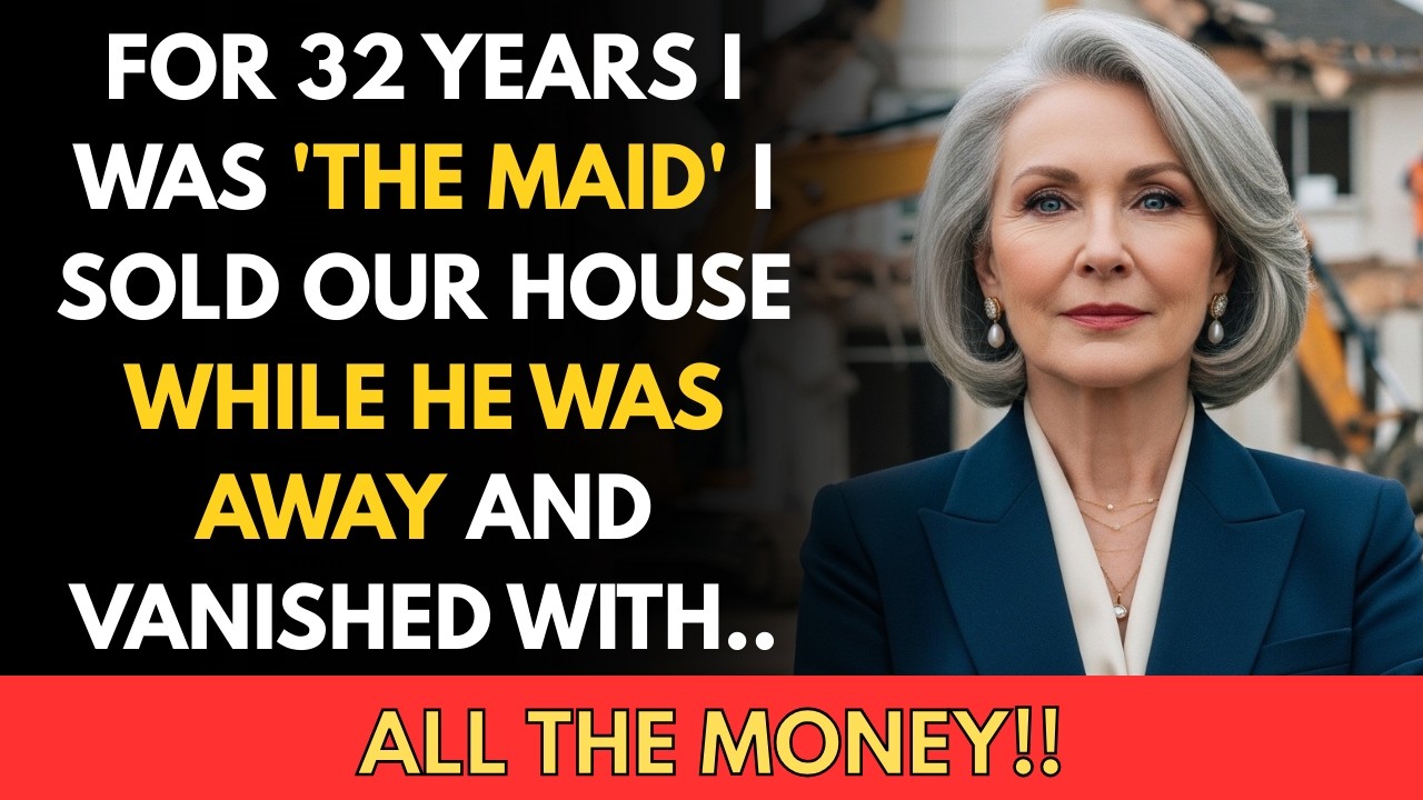 32 Years as 'The Maid'—Husband Went Fishing, I Sold Our House and Disappeared With $280,000!