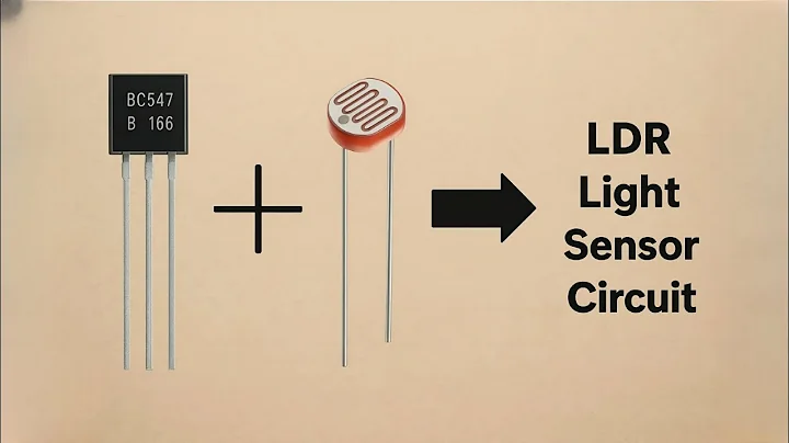 "LDR Light Sensor Circuit | BC547 transistor | Science Project