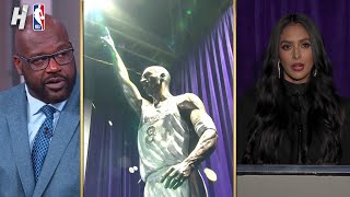 Shaq \& Inside the NBA crew reacts to Kobe Bryant Statue Unveiling in Los Angeles