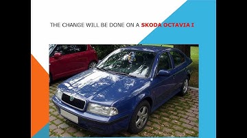 How to replace the air cabin filter   dust pollen filter on a Skoda Octavia I