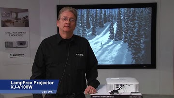 CASIO Lamp Free Projectors - XJ- V100W @ CES 2017