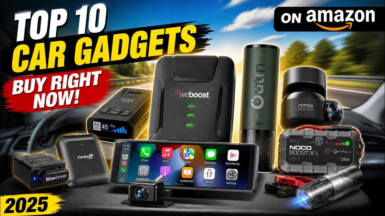 Top 10 Best Car Gadgets in 2026 on Amazon BUY RIGHT NOW - YouTube