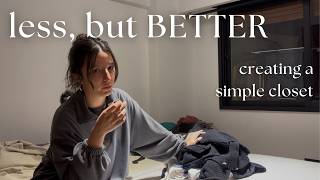 I decluttered my entire closet